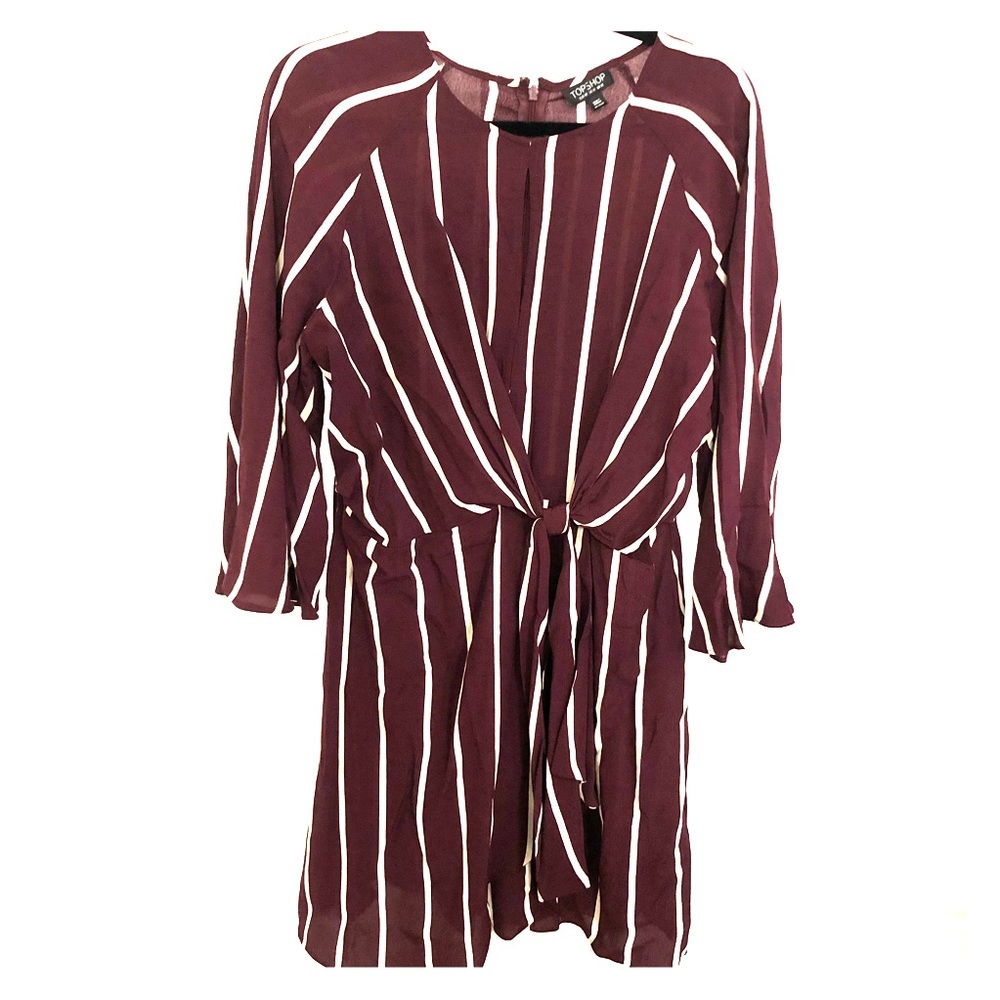 Topshop striped dress